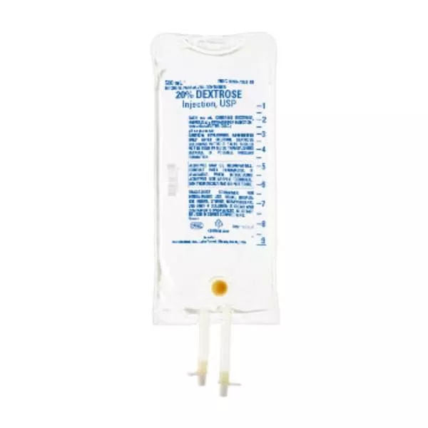 20% Dextrose Injection Usp Partial Fill, 12/Cs - Medex Supply