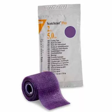 3M - 3M Adaptic Touch - 82002U - Tape, Cast Scotchcast 2 X4Yds Pur