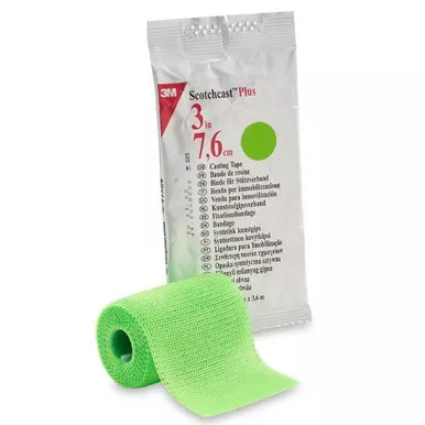3M - Scotchcast Plus - 82003V - Tape, Cast Scotchcast Brt Grn