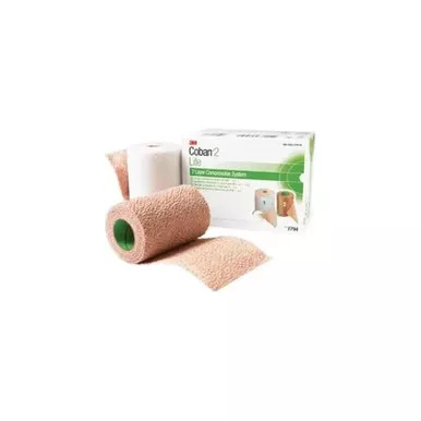 3M - Solventum - 2794N - Lite Compression System Includes: Roll 1 Comfort Layer 4 X 2.9 Yds, Upstretched, 2 5.1 Fully Stretched, Green