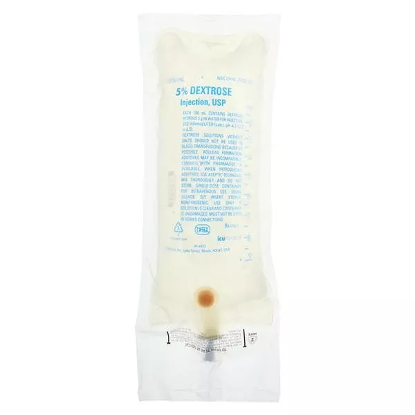 5% Dextrose Inj Usp 1000 Ml, 12/Cs - Medex Supply