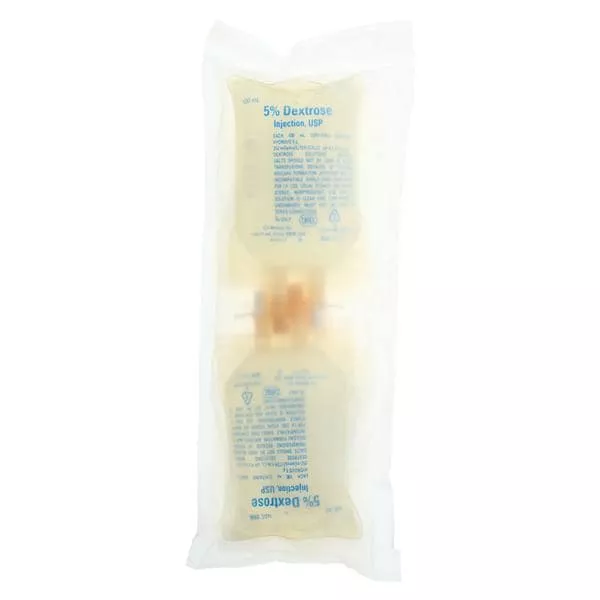 5% Dextrose Injection, USP, 100 mL, Quad Pack Packaging, 80/Cs - Medex Supply