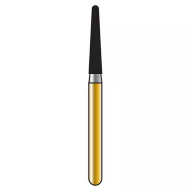 Alpen Carbide Bur C&B Prep, Round End Taper, 5/Pack