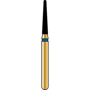 Alpen FG 856C 014 Round End Taper Diamond Bur 5/Pk