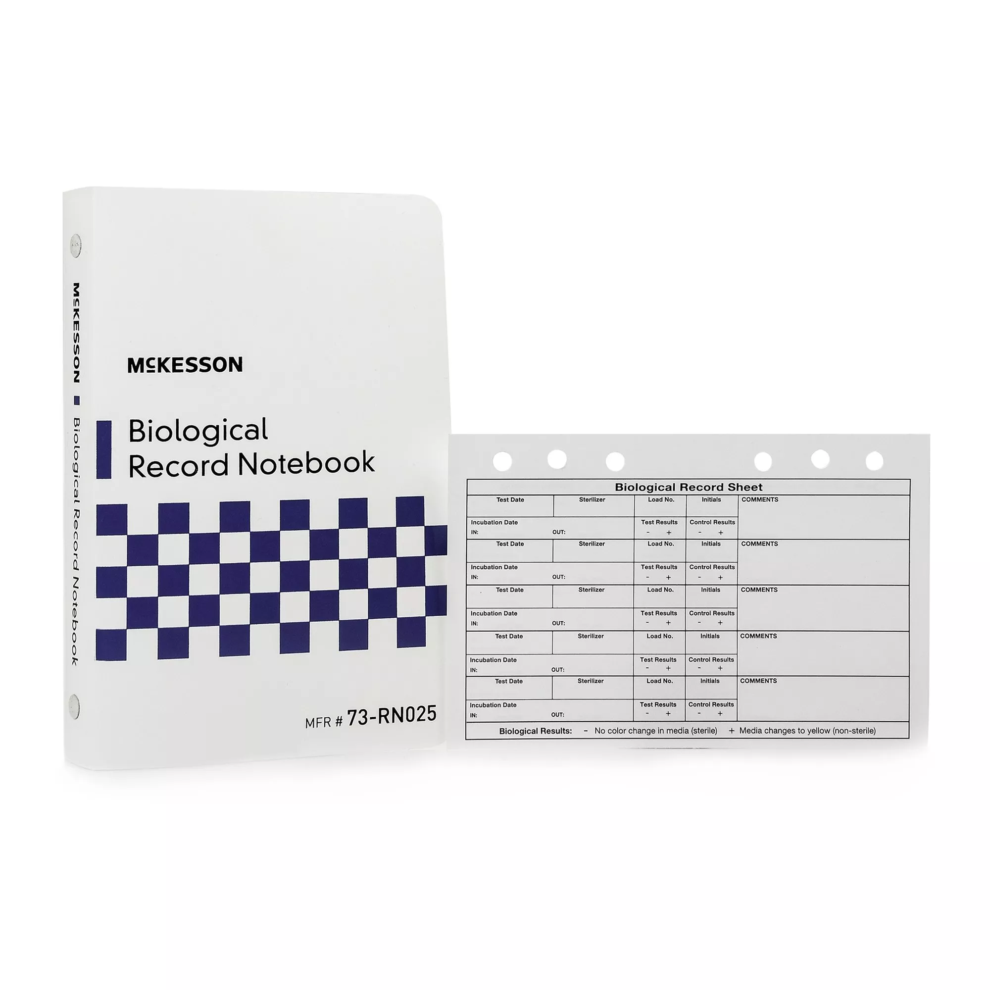 Biological Record Notebook McKesson - Medex Supply