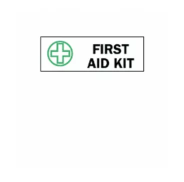 Brady First Aid Kit Sign | 85361 - Medex Supply