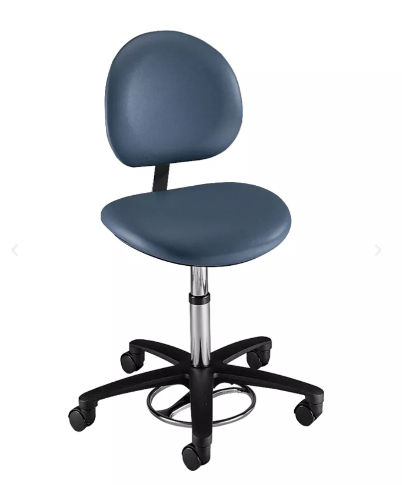 Brewer 21340B Millennium Series Surgeon Stool with Backrest - Medex Supply