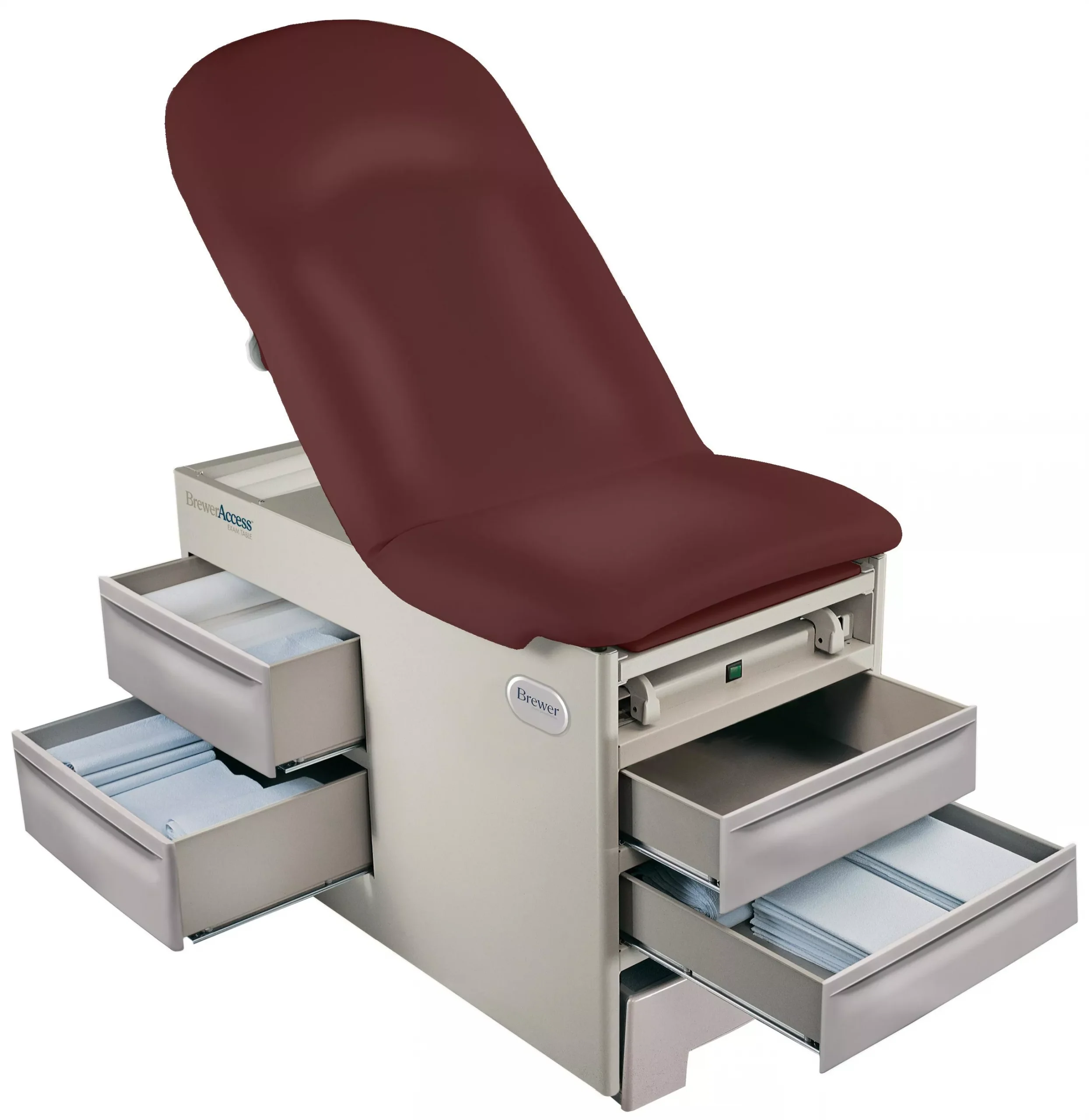 Brewer Access Exam Table, Mauve - Medex Supply