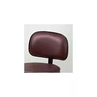 Clinton Value Series 5-Leg Spin Lift Stool with Backrest, Nylon Base, Graphite - Medex Supply