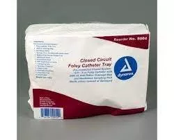 Closed Circuit Closed System Foley Catheter Tray 12 FR
