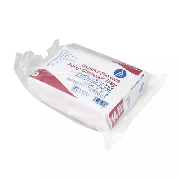 Closed Circuit Closed System Foley Catheter Tray 14 FR