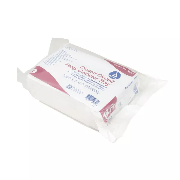 Closed Circuit Closed System Foley Catheter Tray 18 FR