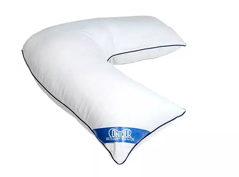 Contour L Shaped Fiber Fill Pillow