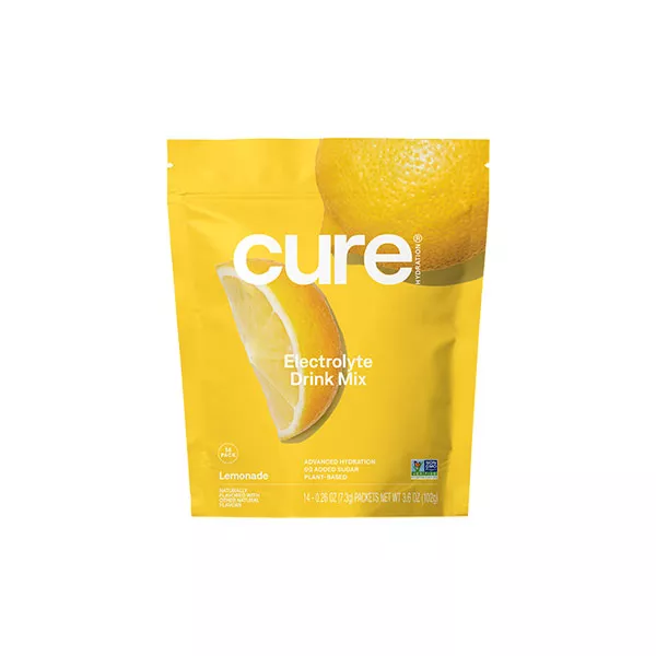 Cure Hydrating Electrolyte Mix Pouch Lemon 14 ct