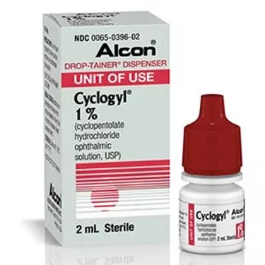 CYCLOGYL (cyclopentolate hydrochloride ophthalmic solution, USP), 1% - 2 mL - Medex Supply