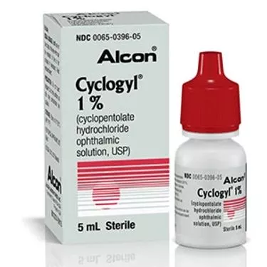 CYCLOGYL (cyclopentolate hydrochloride ophthalmic solution, USP), 1% - 5 mL - Medex Supply