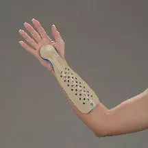 Deroyal - 5059-03 - Cock - Up Wrist Splint Canvas Right Hand White Medium