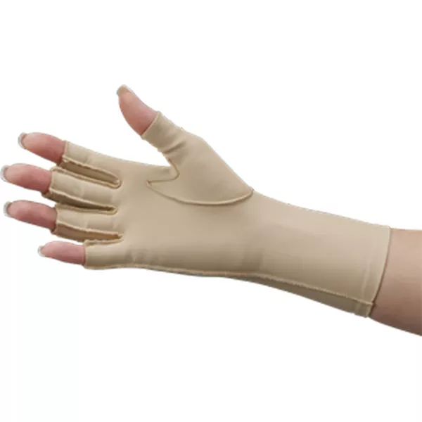 DeRoyal Edema Glove 3/4 Finger Over Wrist Left Champagne Small