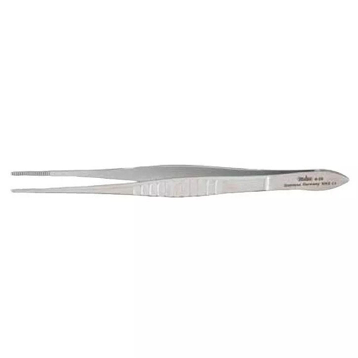 Dressing Forceps, Delicate Pattern Fluted Handles, 5-1/8" (130Mm), Serrated Tips, 6-26 - Medex Supply
