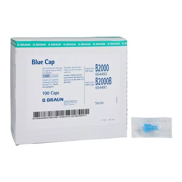 Dual Function Cap Female/Male Luer Fitting - Medex Supply