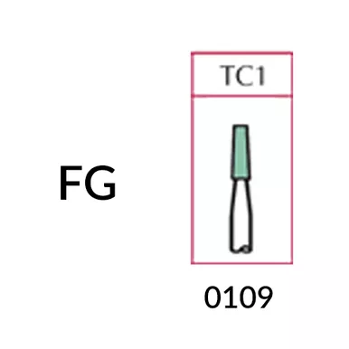 Dura Green Stones FG TC1 12/Pack