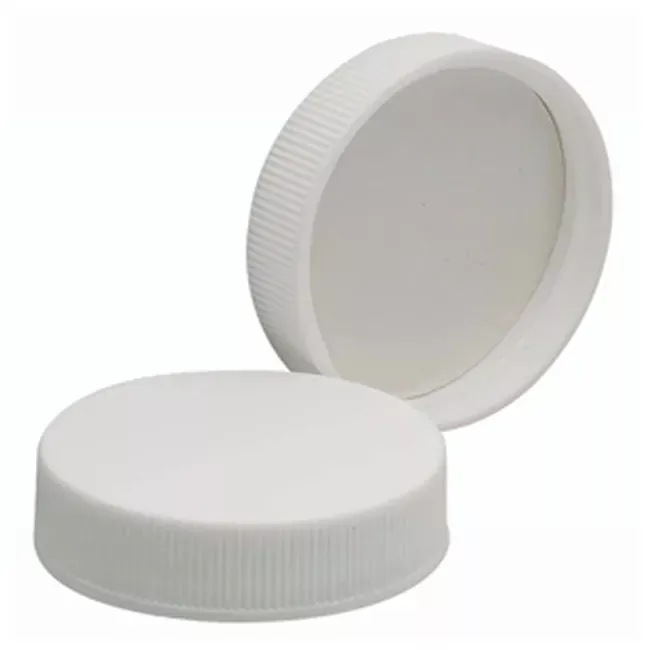 DWK Life Sciences Wheaton White Polypropylene Caps with Polyvinyl Liners 43-400 | Buy Online | DWK Life Sciences | Fisher Scientific