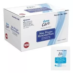 Dynarex Nail Polish Remover Pads No Acetone