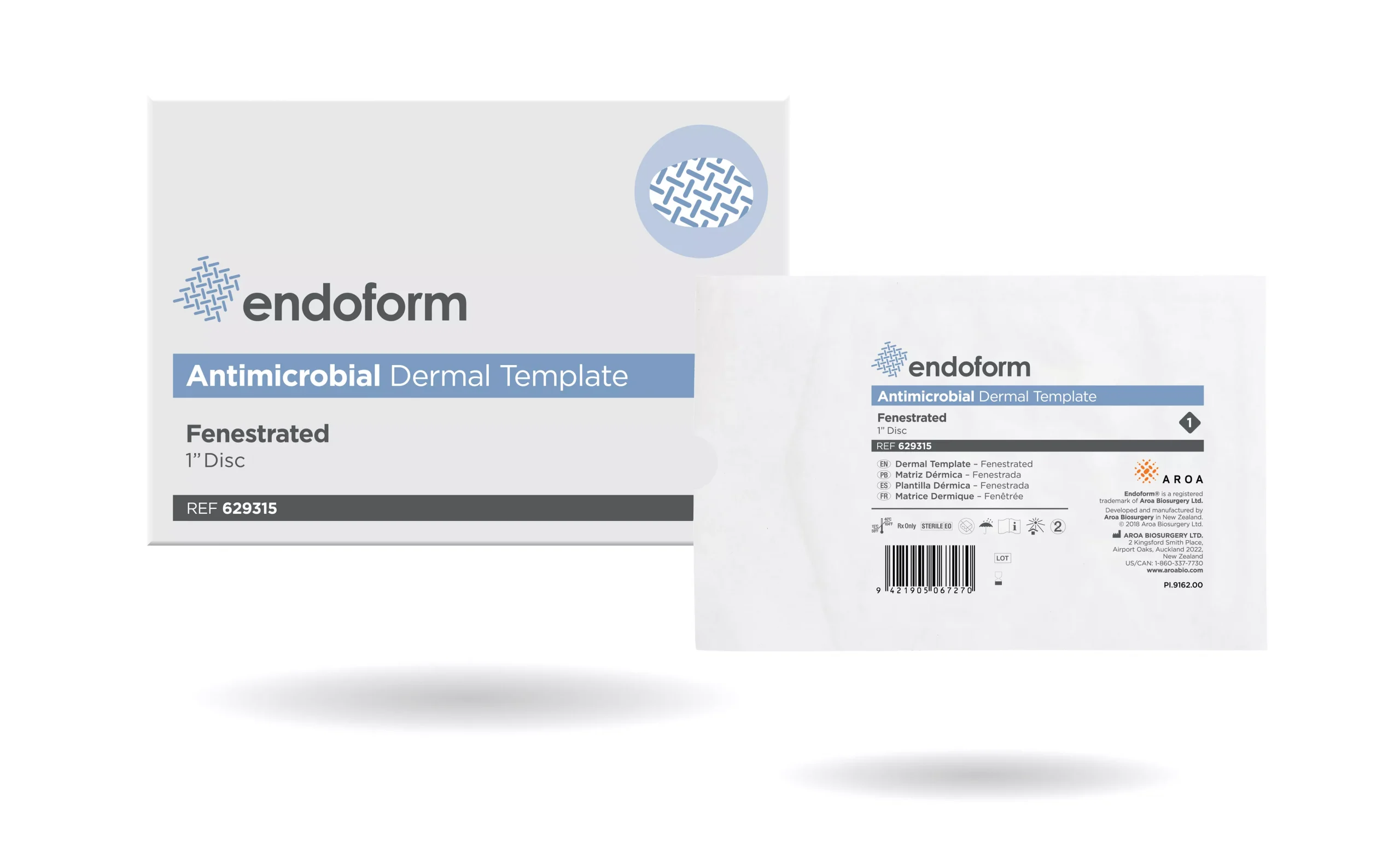 Endoform Antimicrobial Disc 1 x 1