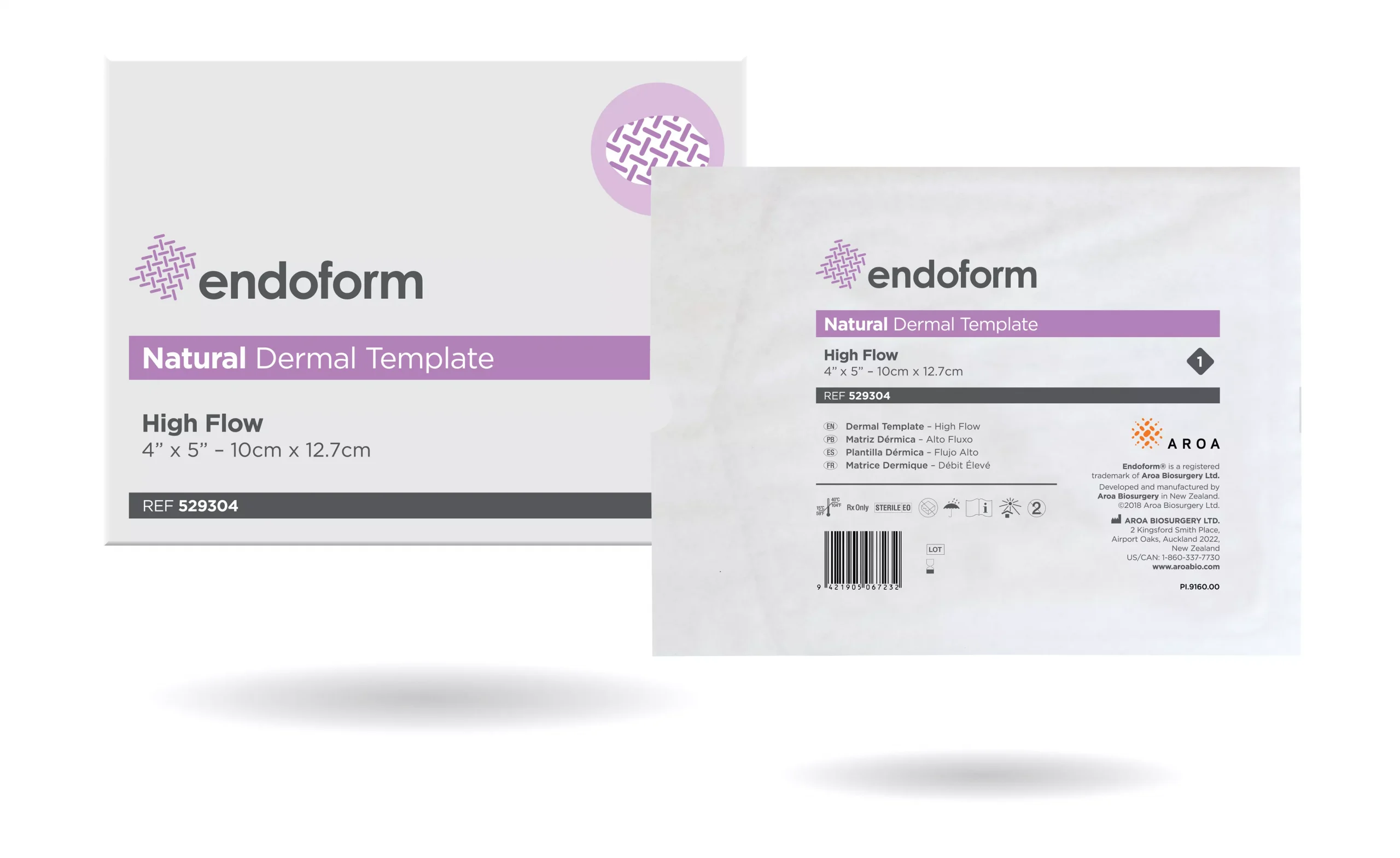 Endoform Natural High Flow 4 x 5