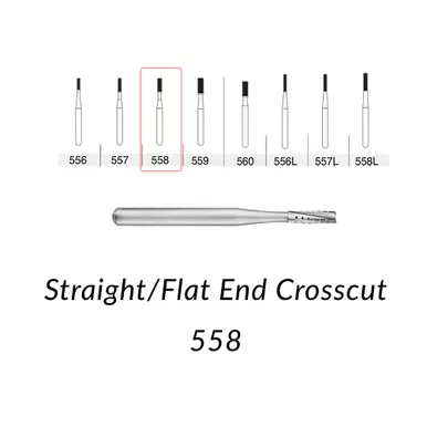 FG Carbide 558 Short Shank - Bulk 100