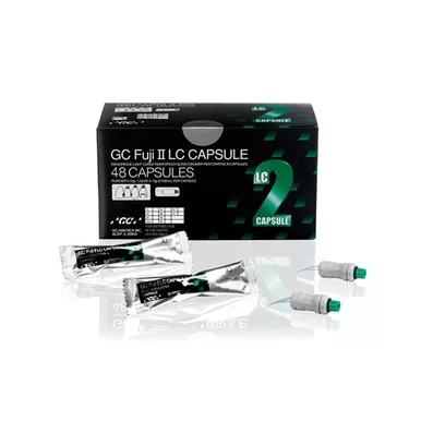 Fuji II LC Caps Assorted Dark Shades, 24 Caps