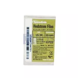 Hedstrom Files 21mm #15-40 Assorted Kerr Endodontics 12809
