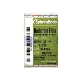 Hedstrom Files 25mm #15-40 Assorted Kerr Endodontics 11359