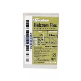 Hedstrom Files 25mm, Size 15 White Kerr Endodontics 11344