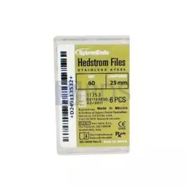 Hedstrom Files 25mm, Size 60 Blue Kerr Endodontics 11353