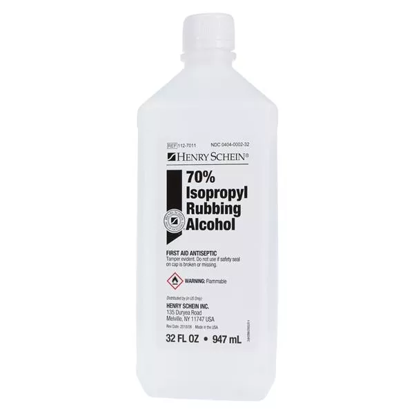 Henry Schein Alcohol Solution 32oz/Bt, 112-7011 - Medex Supply