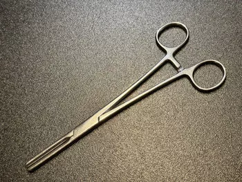 Jarit 110-159 Vorse Tube Occluding Forceps, Heavy, 8"