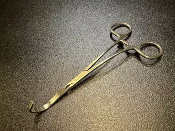 Jarit 320-437 Cooley-Derra Anastomosis Clamp, Large, 6.5"