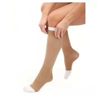 Medi - D340023 - 40 - 50 Dual Layer Calf Single Beige M