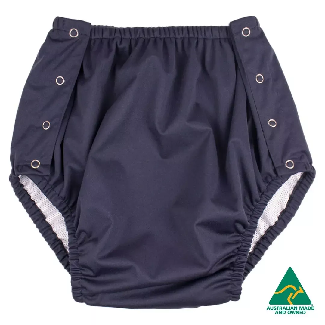 Minappi Pant Side Open Studded Custom Made Unisex Waterproof Navy