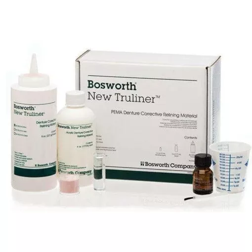 New Truliner - 8 oz. Liquid. PEMA Denture Corrective Relining Material