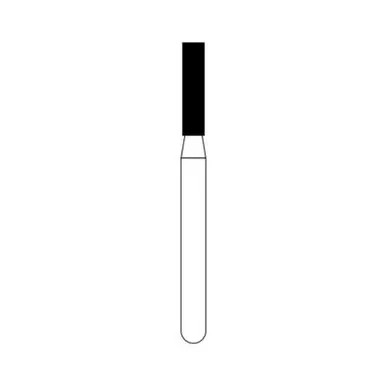 NTI Diamonds Flat End Cylinder, 836-014 Coarse 5/Pk