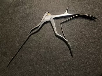 Nuvasive 3100012 Bayoneted Kerrison Rongeur, 90° Up, 3mm