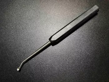 Ortho Development 253-0015 Lateral Angle Spinal Curette, Left, #4, 15"