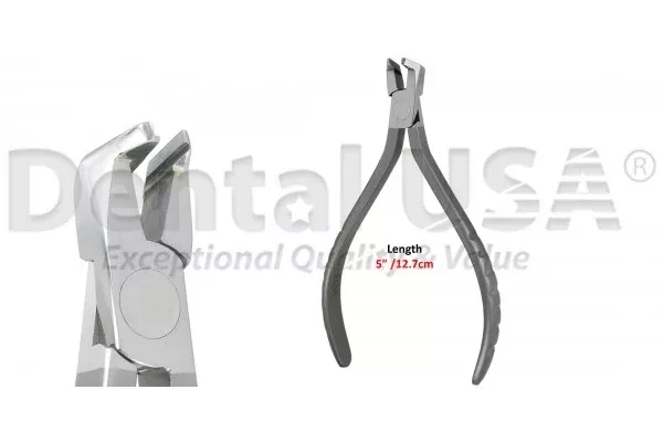 Orthodontic Distal End Cutter T/C Slim W/Safty Hold Max Wire Size .020