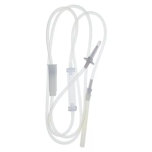 Overhead Irrigation Set Non-Vented Universal Spike 82" 20/Ca - Medex Supply
