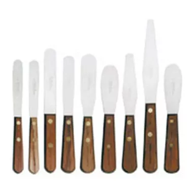 Plaster Spatula Single End 4 in Flexible Wood Handle Each