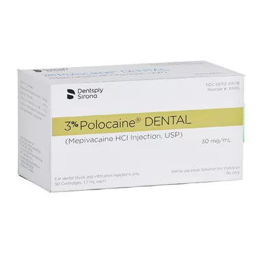 Polocaine 3%, 50/Box
