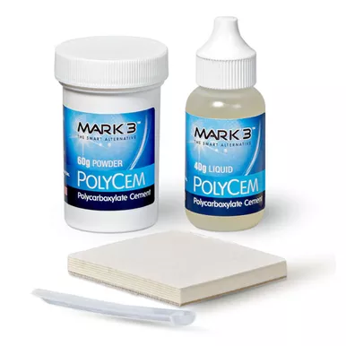 PolyCem Polycarboxylate Cement 60gm. Powder & 40gm. Liquid