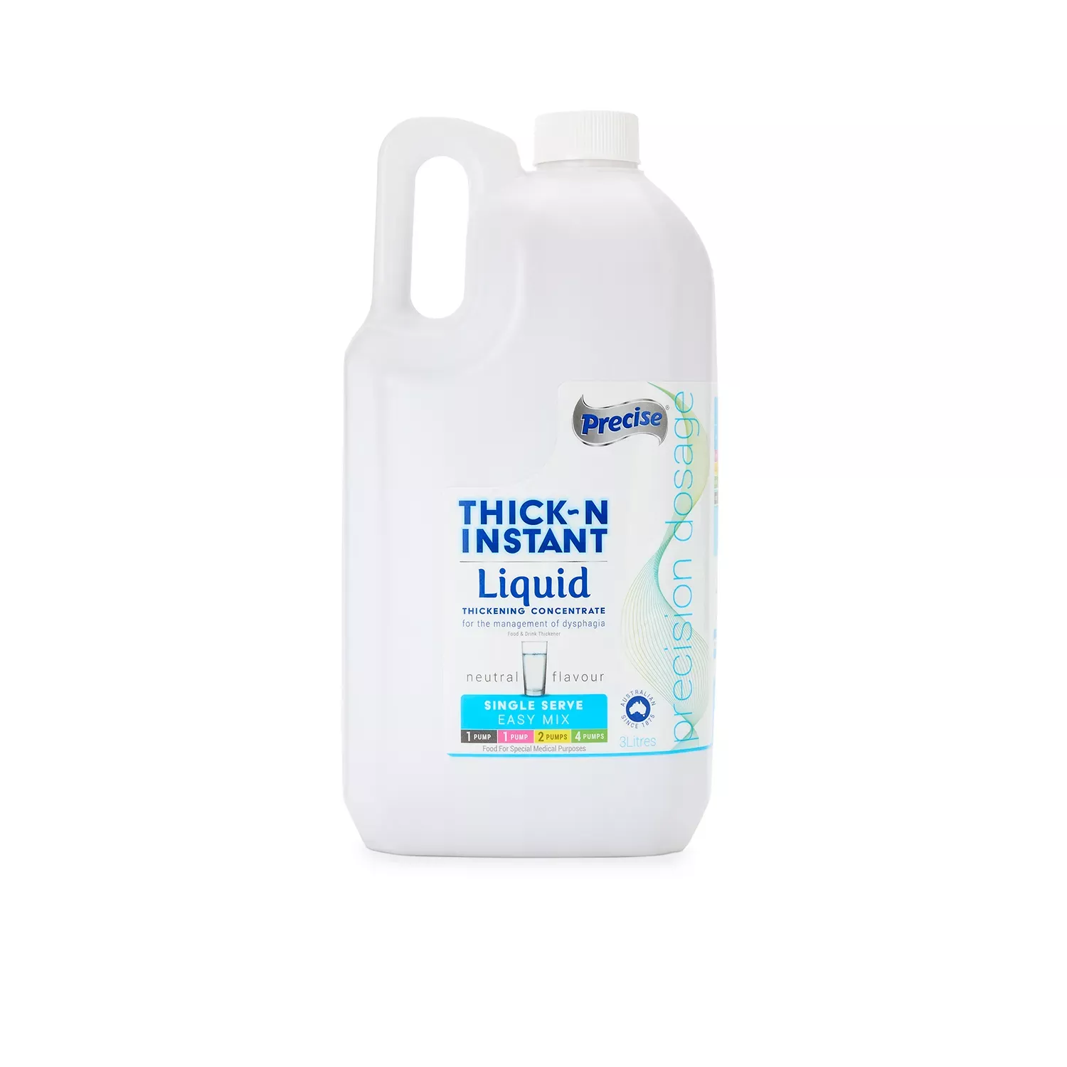 Precise Thick'n Instant Single Serve 3 Litre With 5ml Pump